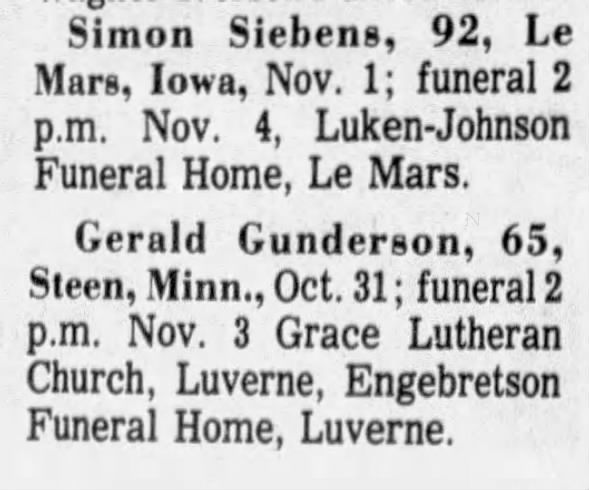 Clipping from Sioux City Journal